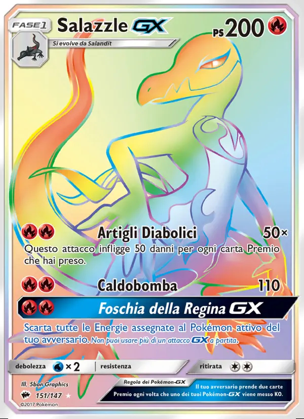 Image of the card Salazzle GX