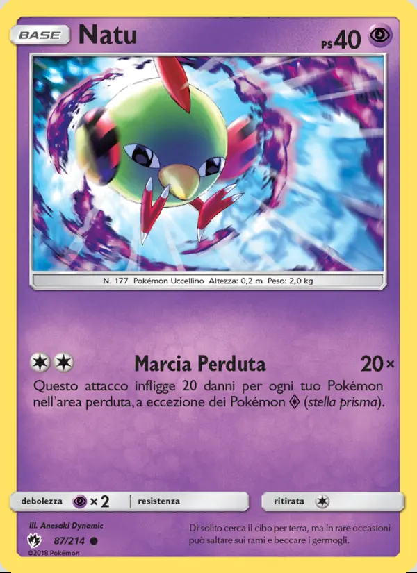 Image of the card Natu