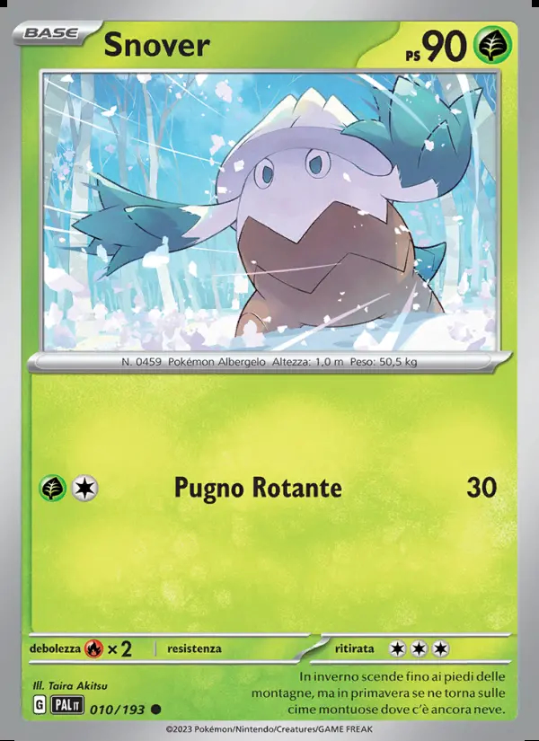 Image of the card Snover