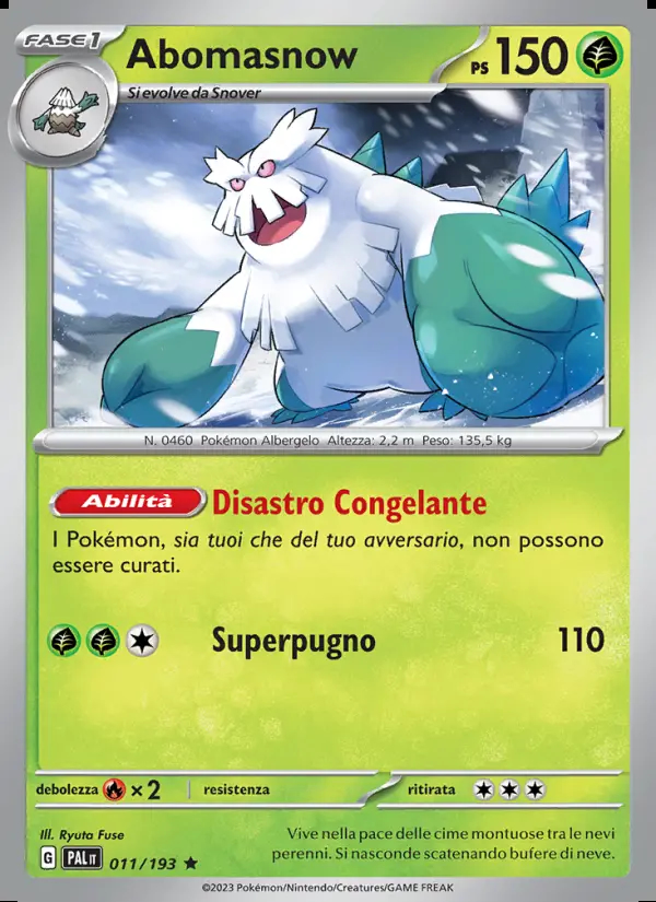 Image of the card Abomasnow