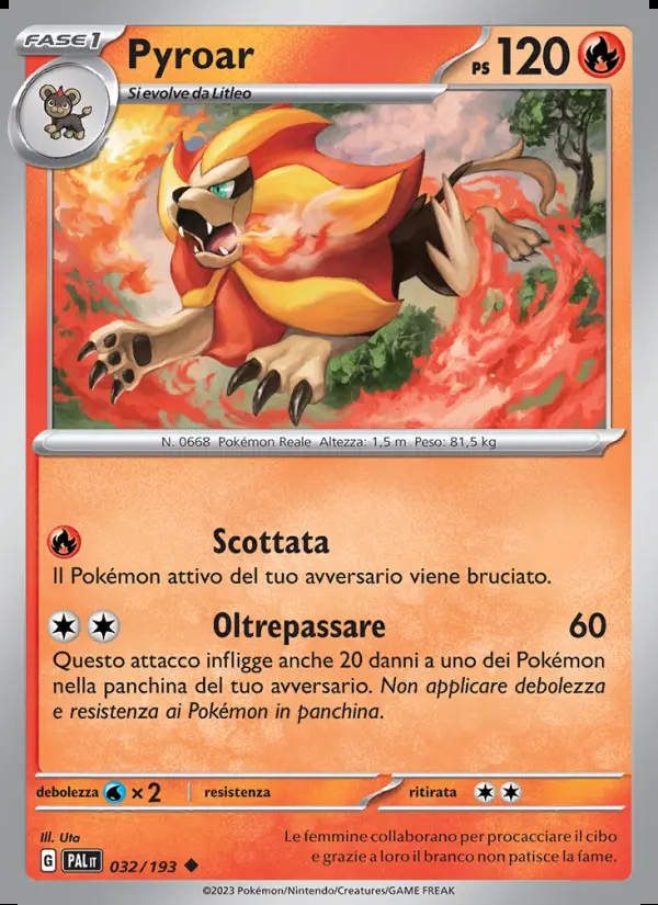 Image of the card Pyroar