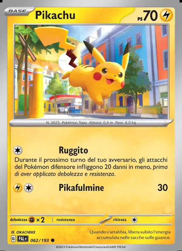 Image of the card Pikachu