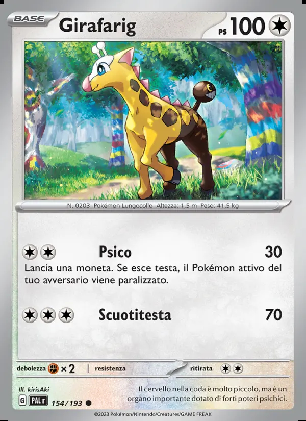 Image of the card Girafarig