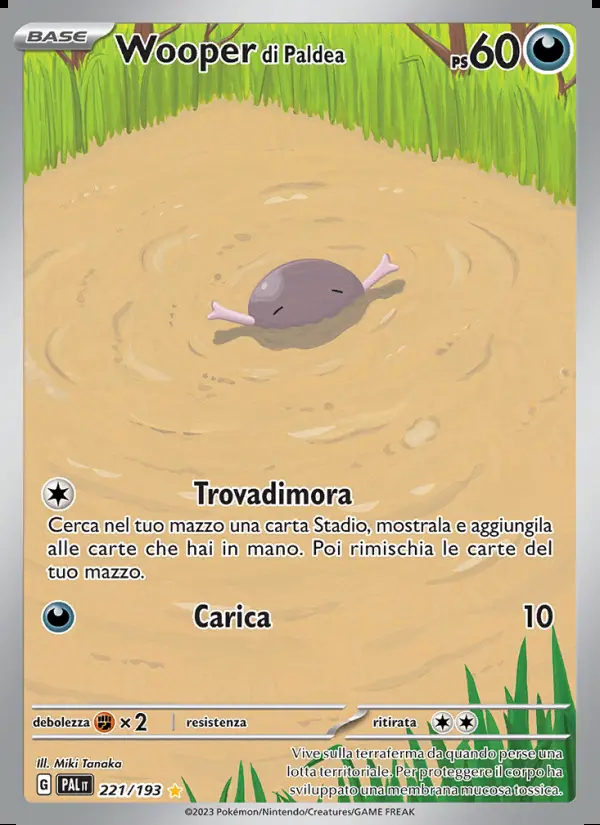 Image of the card Wooper di Paldea