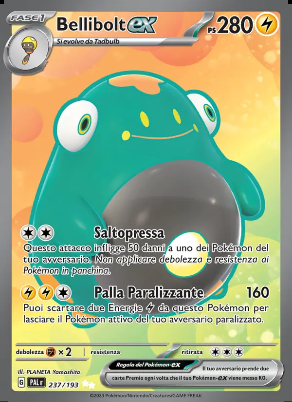 Image of the card Bellibolt-ex