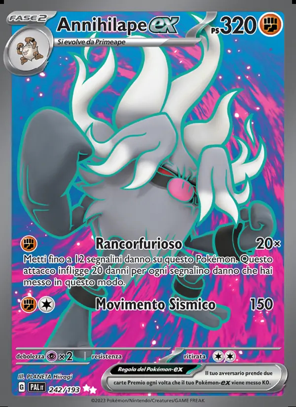 Image of the card Annihilape-ex