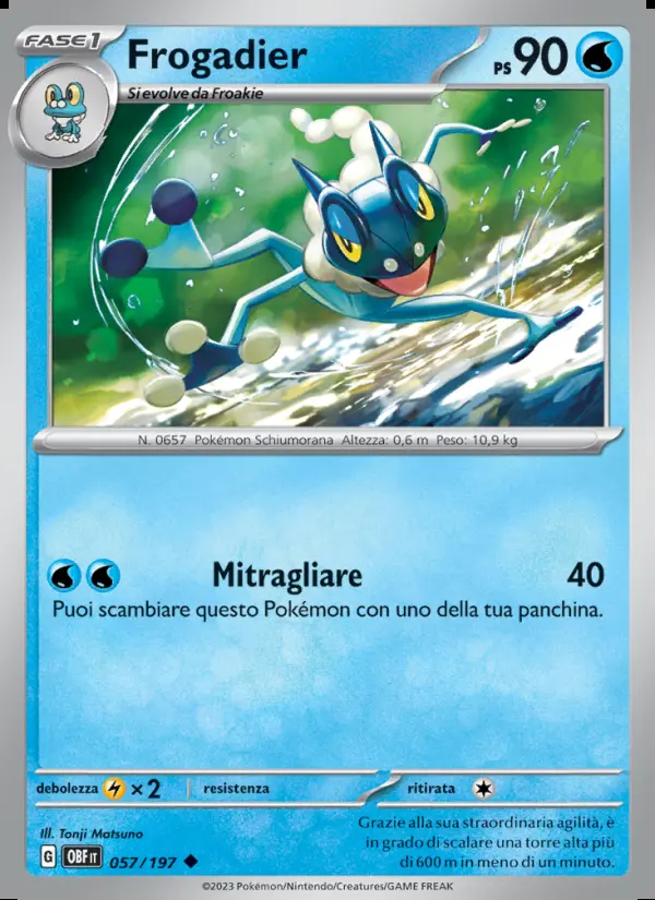 Image of the card Frogadier