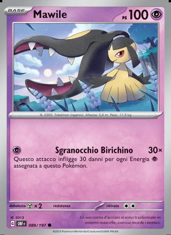 Image of the card Mawile