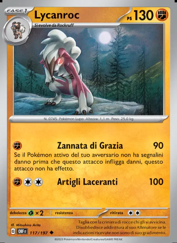 Image of the card Lycanroc