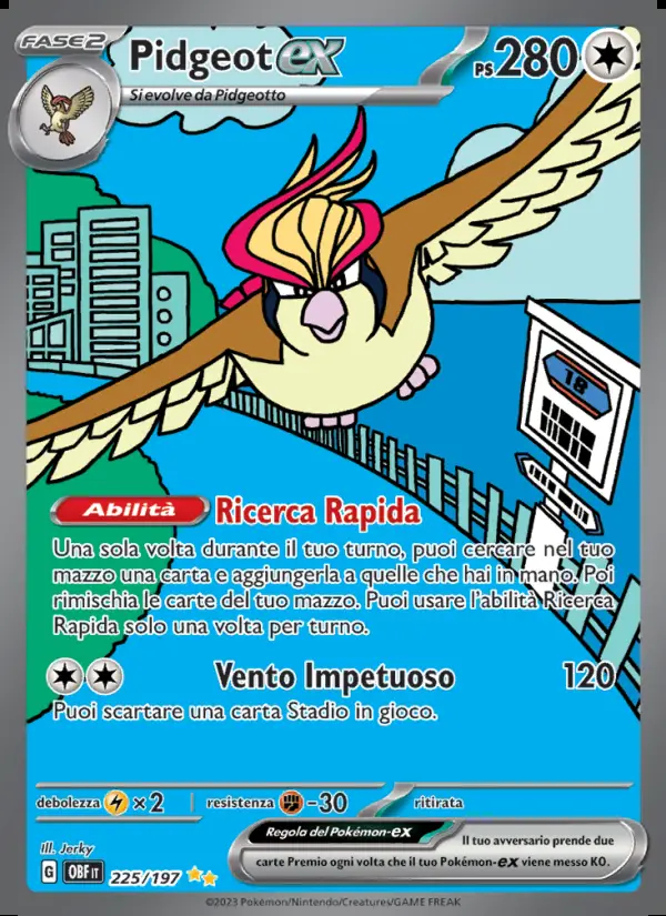 Image of the card Pidgeot-ex