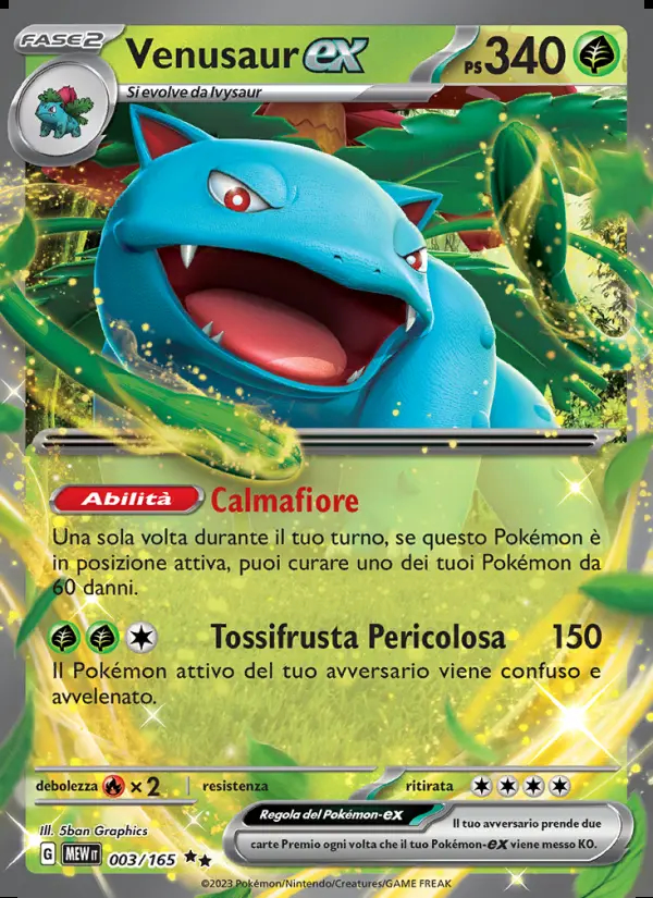 Image of the card Venusaur-ex