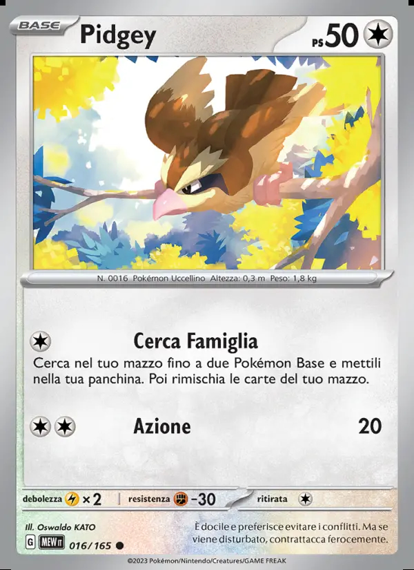 Image of the card Pidgey