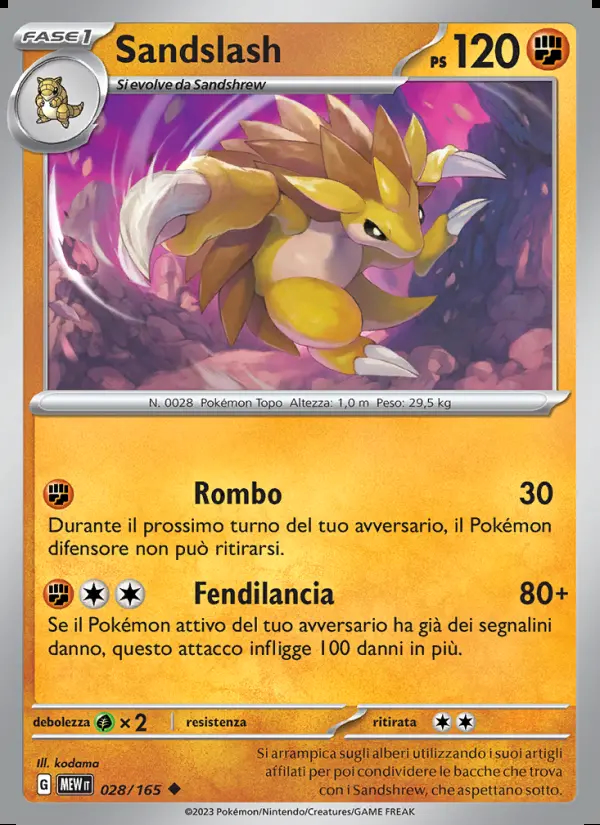 Image of the card Sandslash