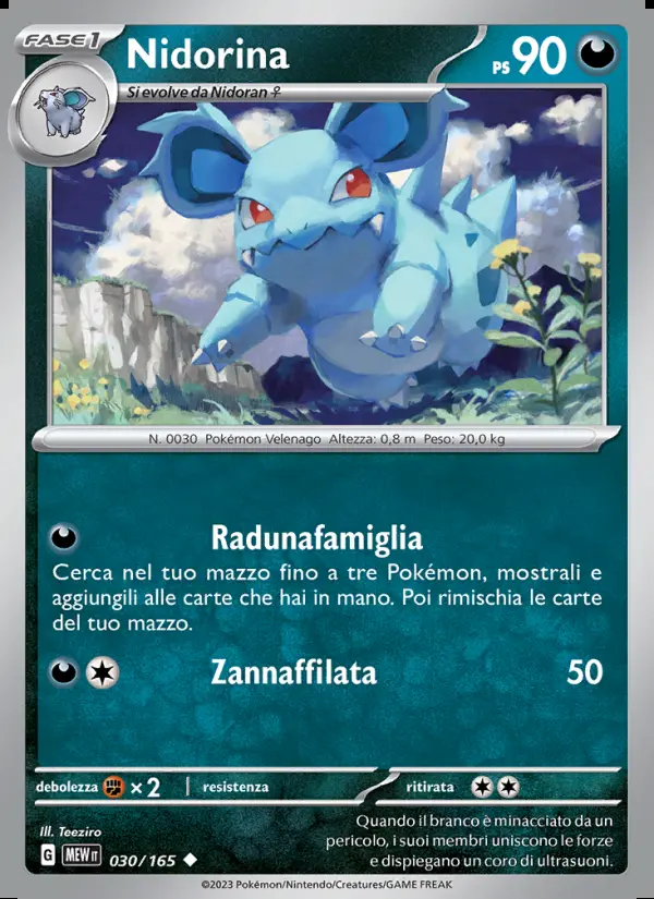 Image of the card Nidorina