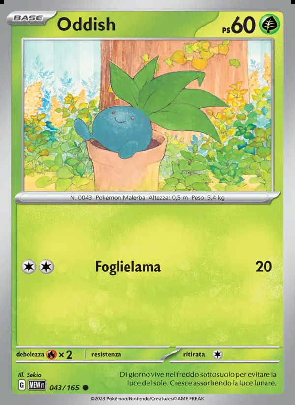 Image of the card Oddish