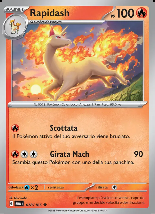 Image of the card Rapidash