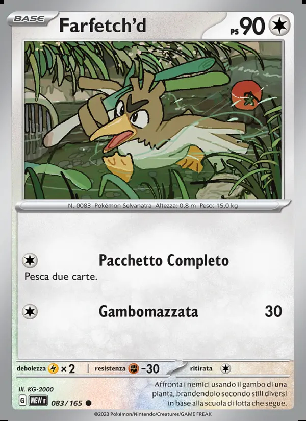 Image of the card Farfetch'd