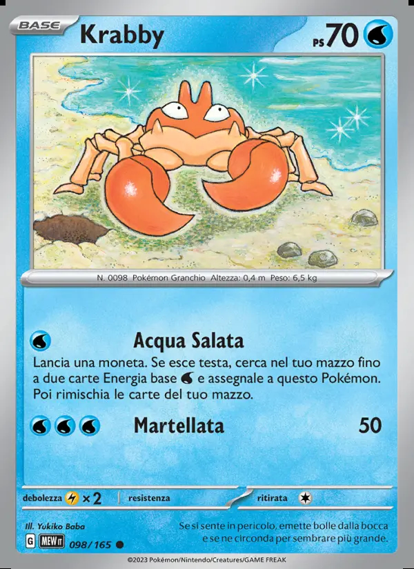 Image of the card Krabby