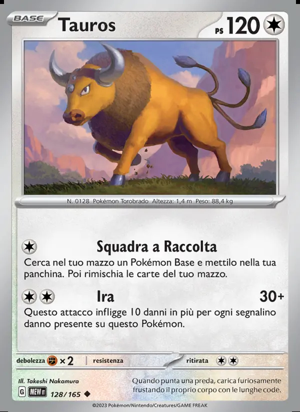 Image of the card Tauros