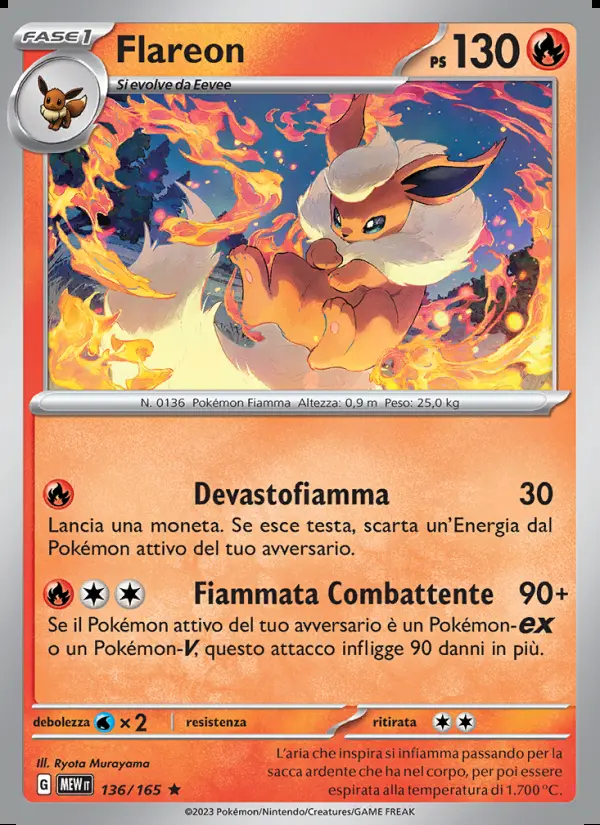 Image of the card Flareon