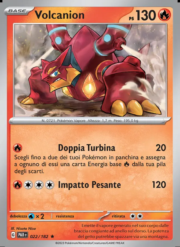 Image of the card Volcanion