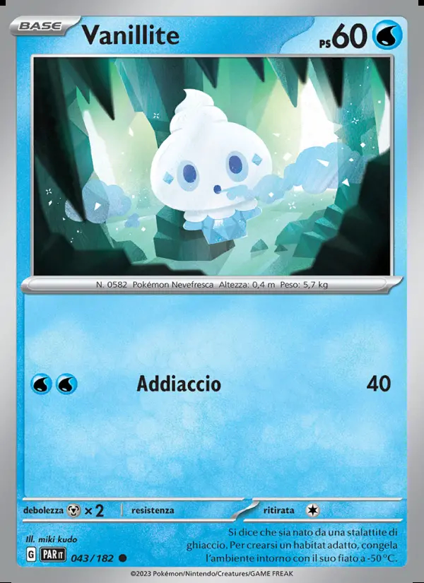 Image of the card Vanillite