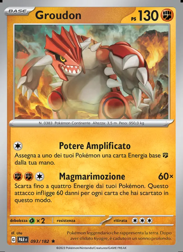 Image of the card Groudon