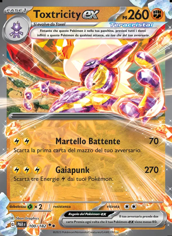 Image of the card Toxtricity-ex