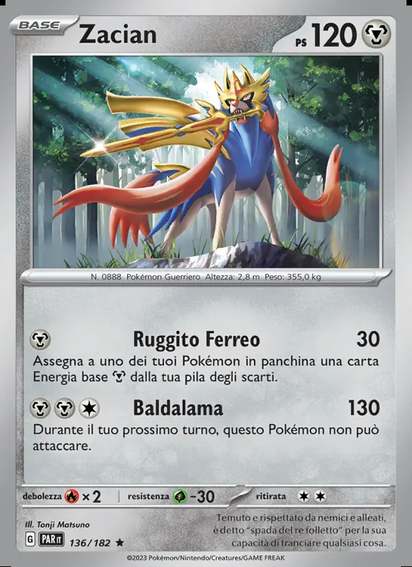 Image of the card Zacian