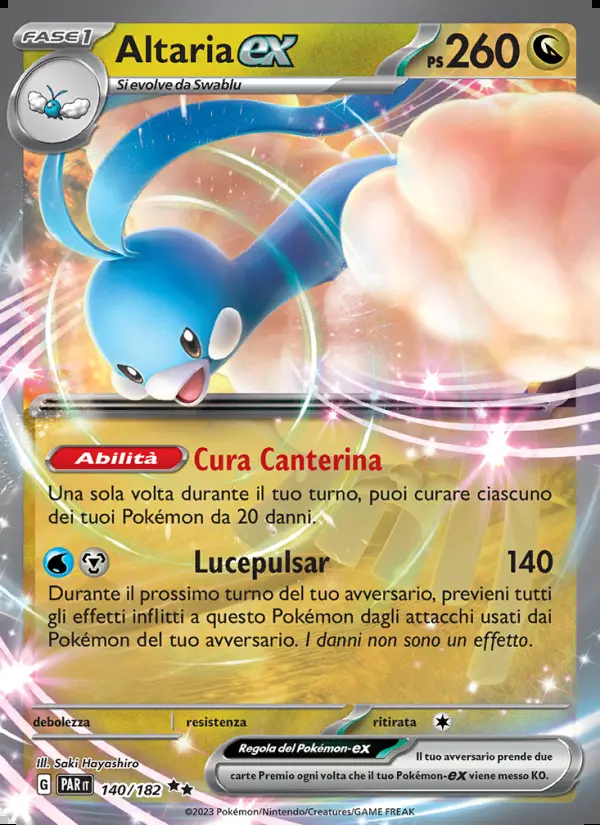 Image of the card Altaria-ex