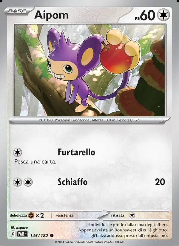 Image of the card Aipom