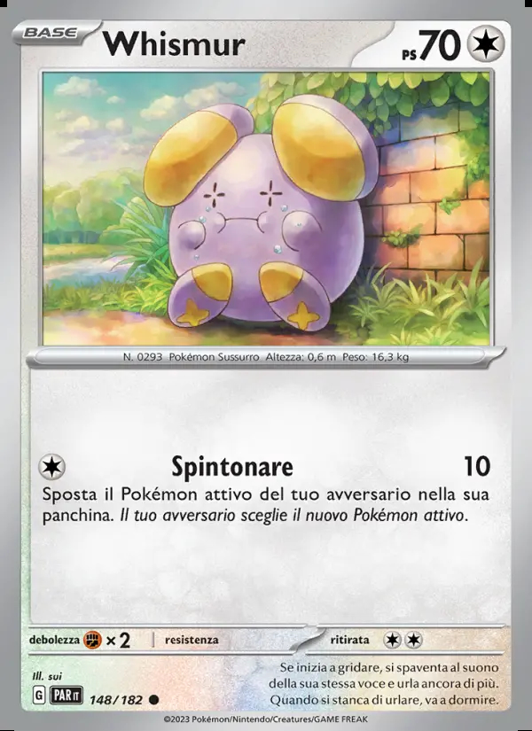 Image of the card Whismur