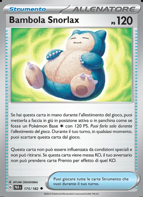 Image of the card Bambola Snorlax