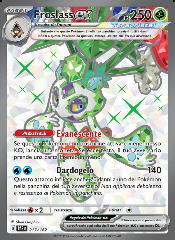 Image of the card Froslass-ex