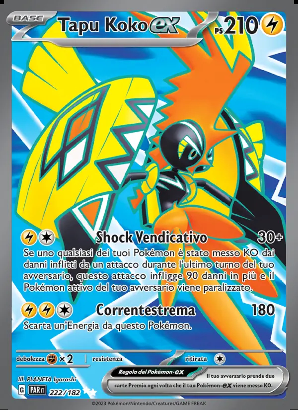 Image of the card Tapu Koko-ex