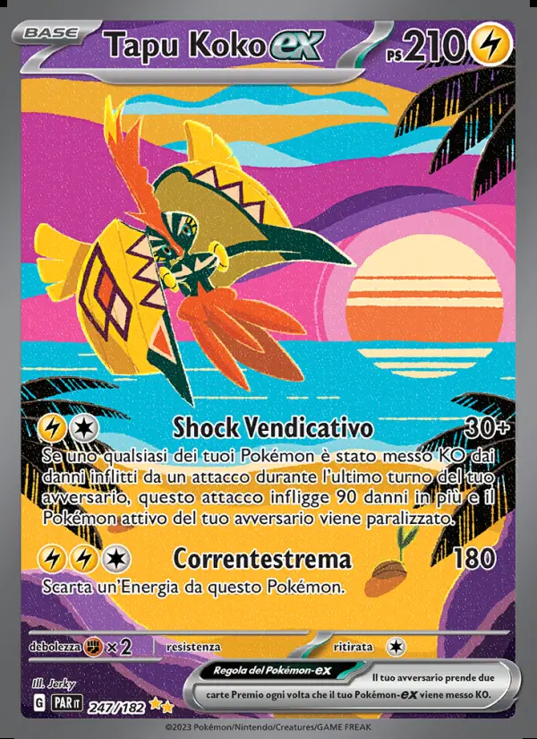 Image of the card Tapu Koko-ex