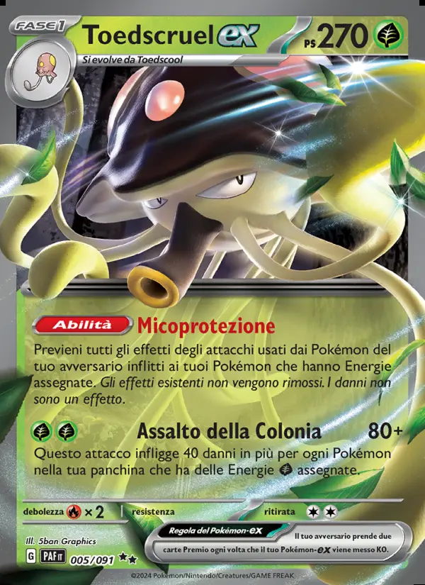 Image of the card Toedscruel-ex