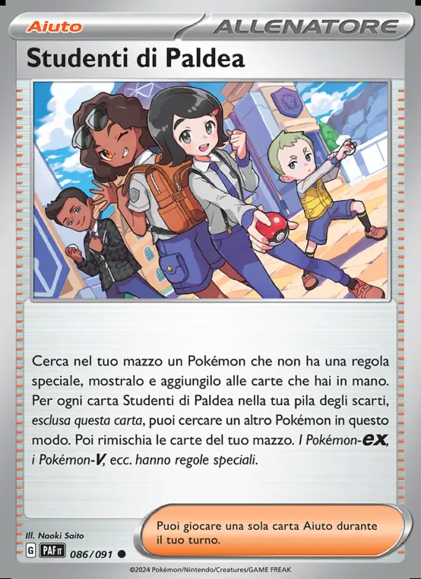 Image of the card Studenti di Paldea