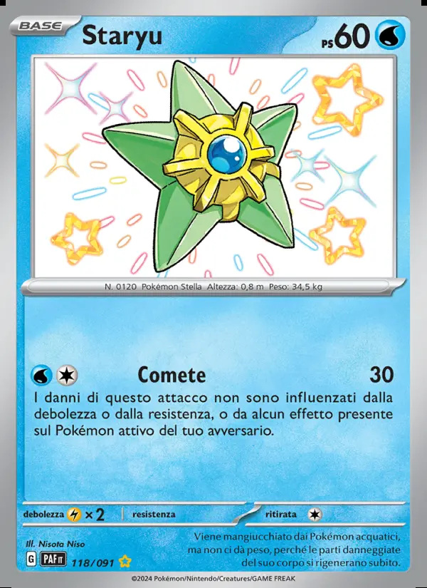 Image of the card Staryu