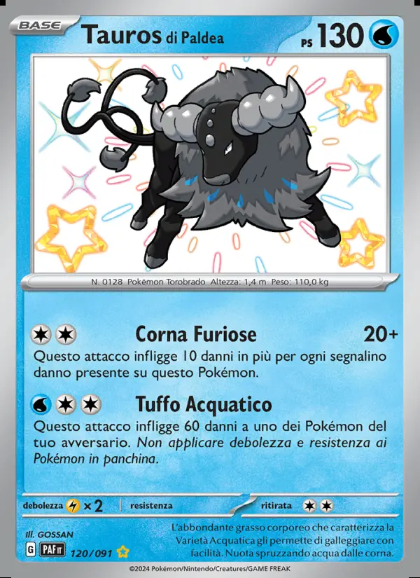 Image of the card Tauros di Paldea