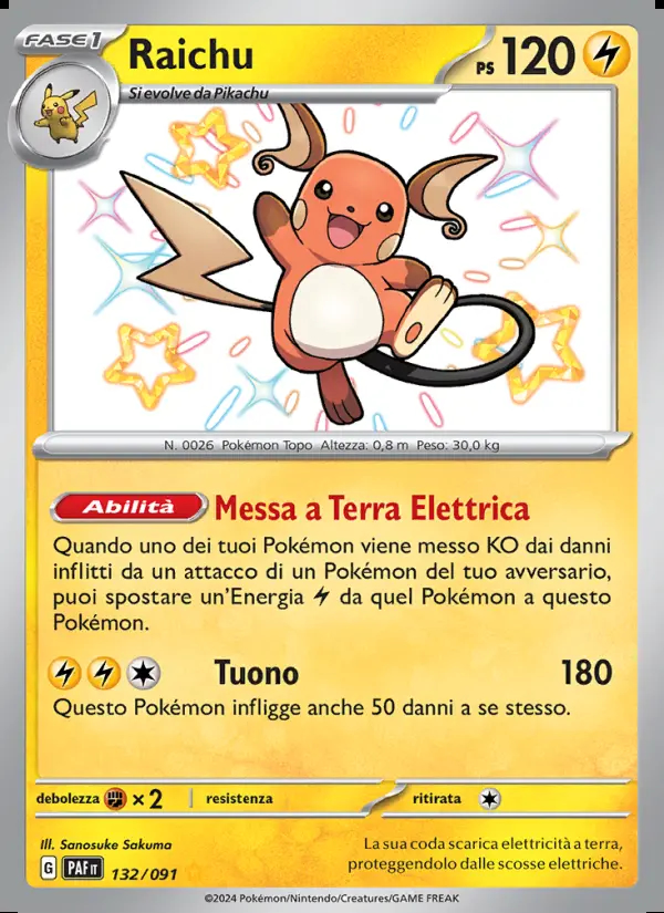 Image of the card Raichu