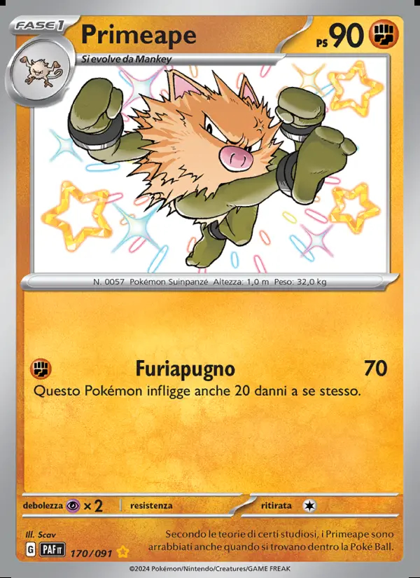 Image of the card Primeape