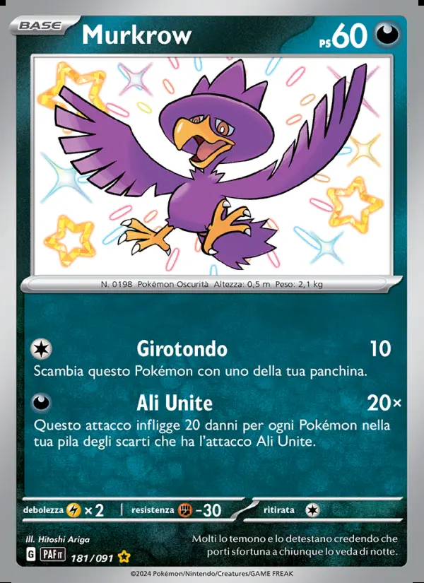 Image of the card Murkrow