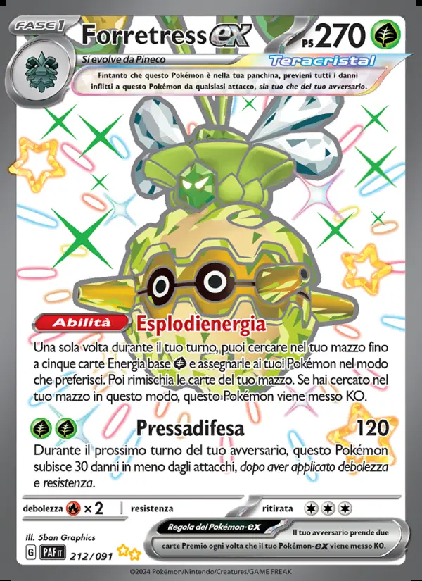 Image of the card Forretress-ex