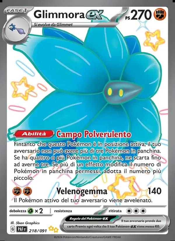 Image of the card Glimmora-ex