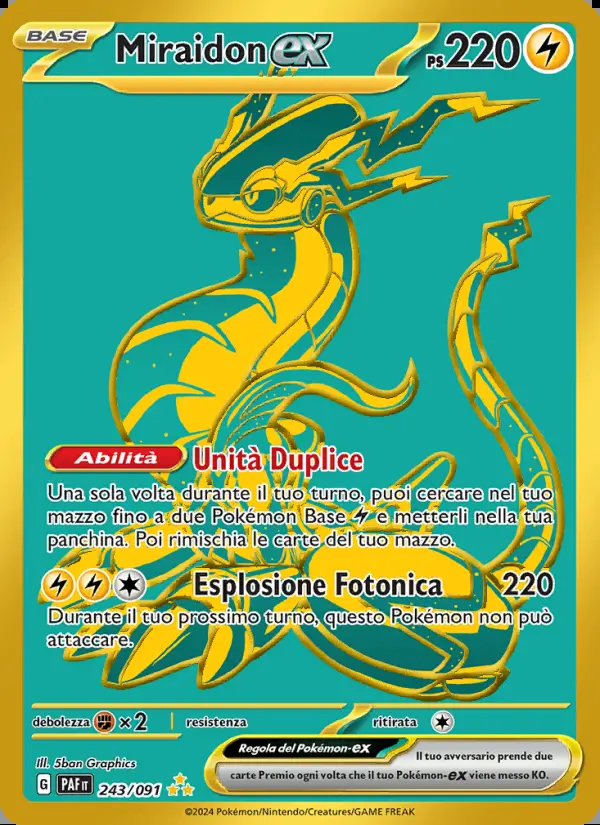 Image of the card Miraidon-ex