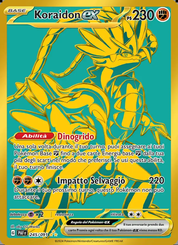 Image of the card Koraidon-ex