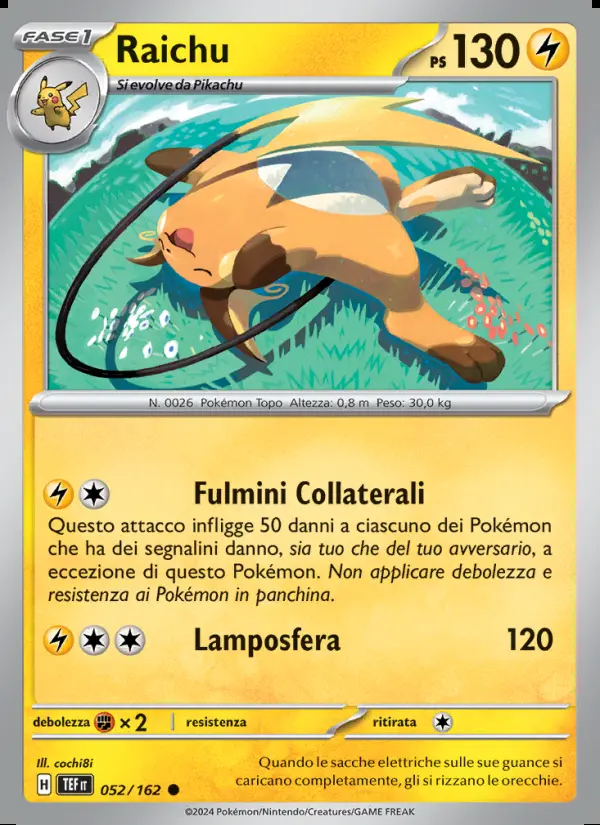 Image of the card Raichu