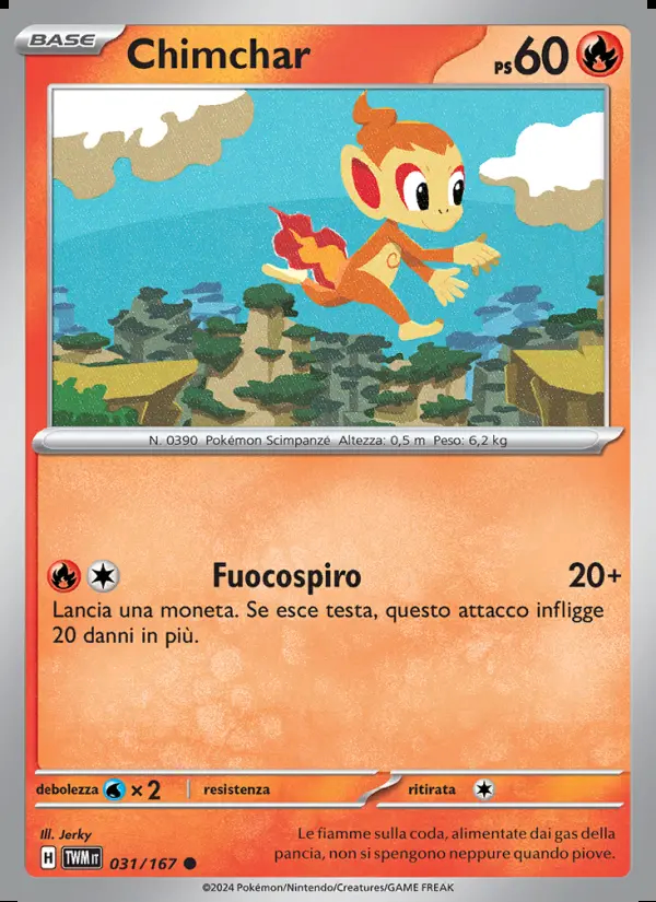 Image of the card Chimchar