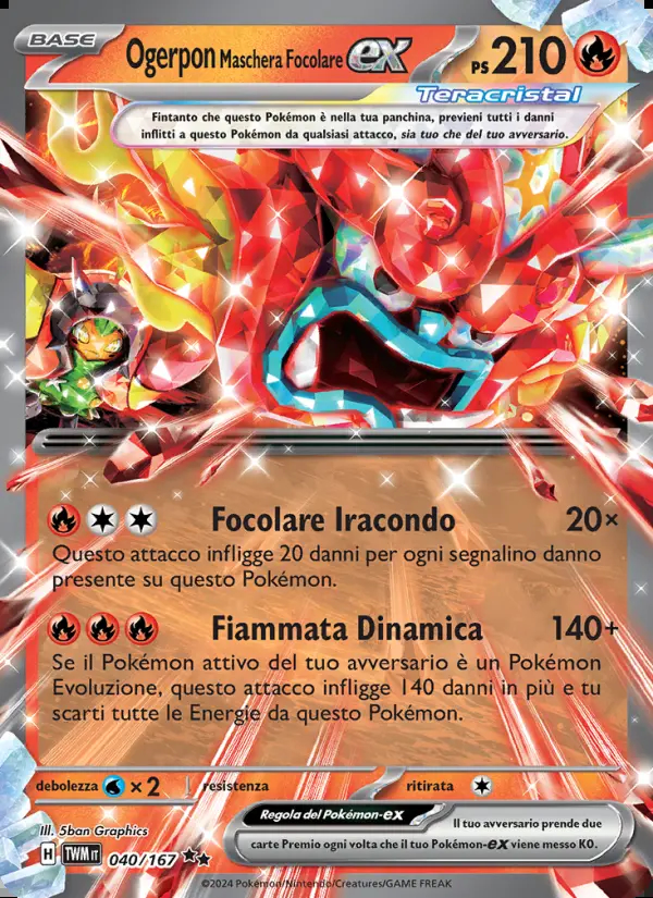 Image of the card Ogerpon Maschera Focolare-ex